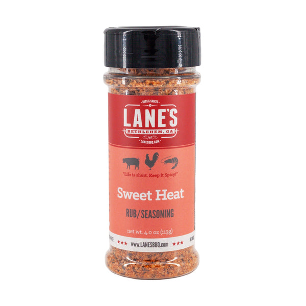 Sweet Heat Seasoning Small Bottle | Lane's BBQ | The McLemore Boys