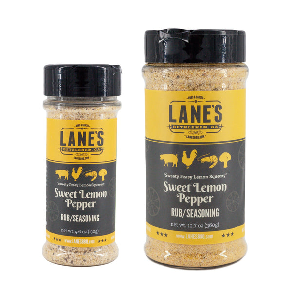 Sweet Lemon Pepper Multiple Bottles | Lane's BBQ | The McLemore Boys