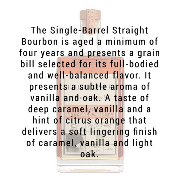The Clover Single Barrel Straight Bourbon Whiskey 750mL