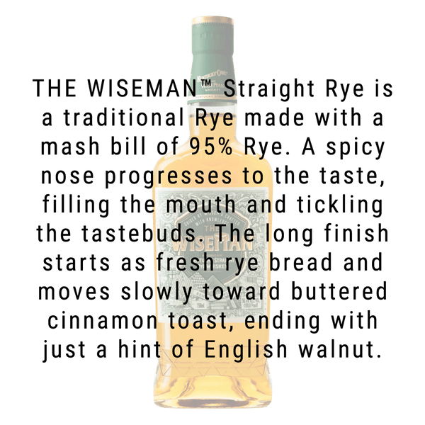 The Wiseman Straight Rye Whiskey Kentucky Owl 750ml