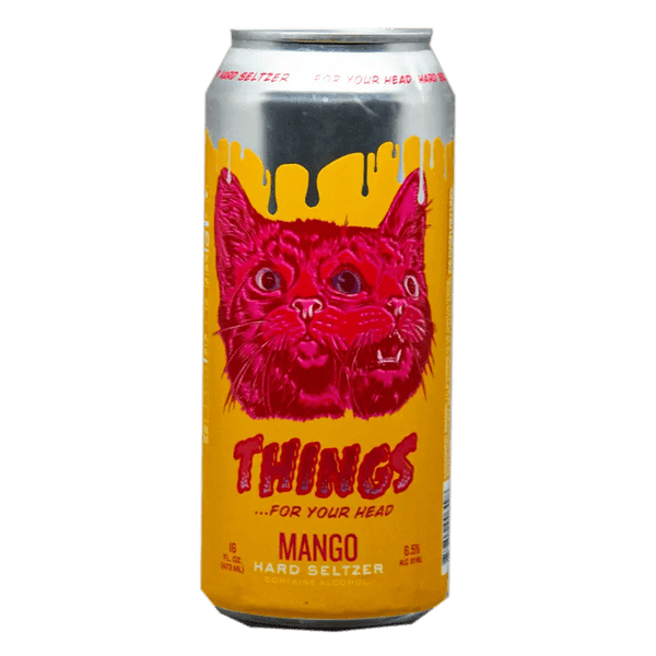 Things For Your Head Mango Hard Seltzer 16.oz