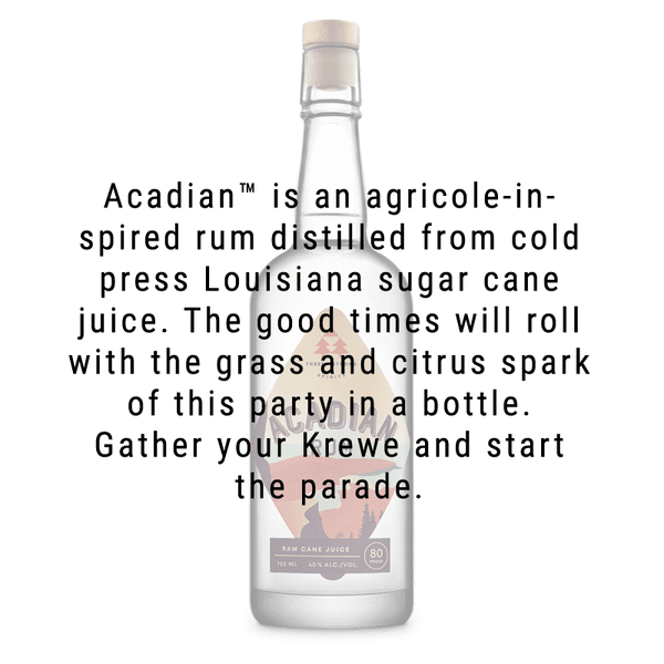 Three of Strong Spirits Acadian Rum 750mL
