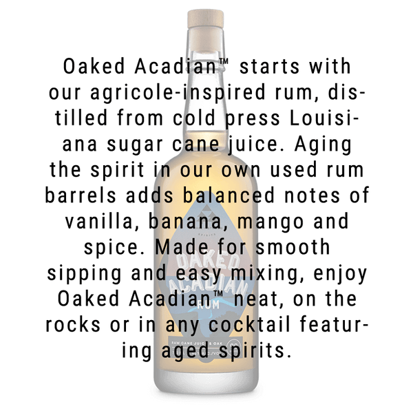 Three of Strong Spirits Oaked Acadian Rum 750mL