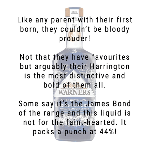 Warner's Harrington Dry Gin 750mL
