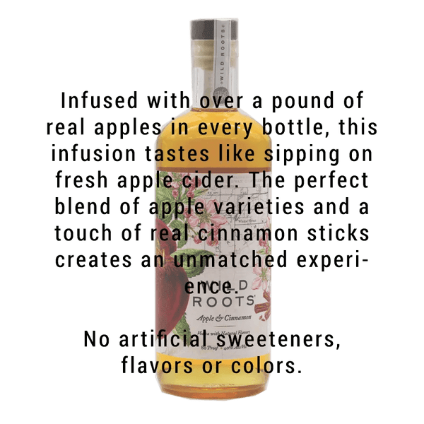 Wild Roots Apple and Cinnamon Vodka 750ml