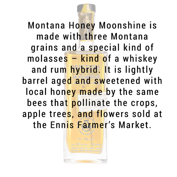 Willie's Distillery Montana Honey Moonshine 750ml
