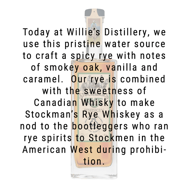 Willie's Distillery Stockman's Rye Whiskey 750ml