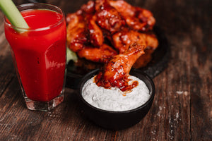 Smoked Bloody Mary Start Your Engine Wings