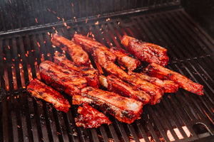 Smoked Honey Glazed Spareribs