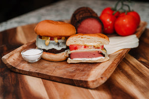 Smoked and Seared Bologna Sandwich