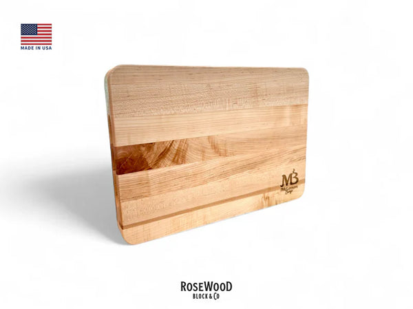The McLemore Boys RoseWood Cutting Board Block