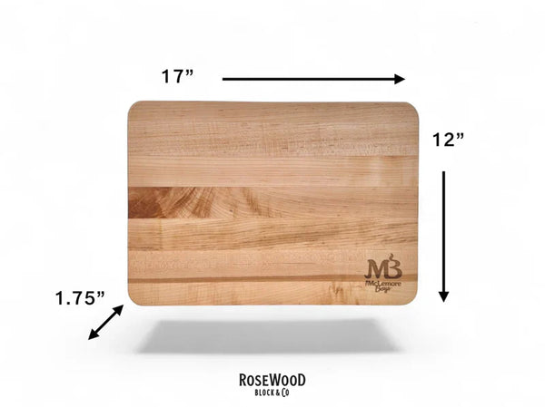 The McLemore Boys RoseWood Cutting Board Block