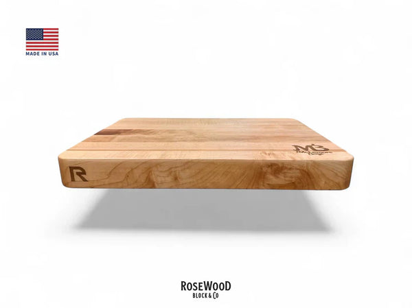 The McLemore Boys RoseWood Cutting Board Block
