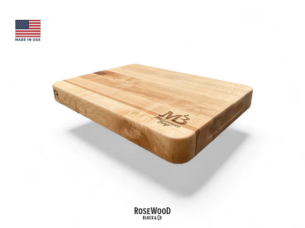 The McLemore Boys RoseWood Cutting Board Block