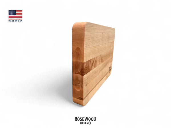 The McLemore Boys RoseWood Cutting Board Block