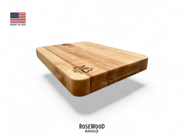 The McLemore Boys RoseWood Cutting Board Block