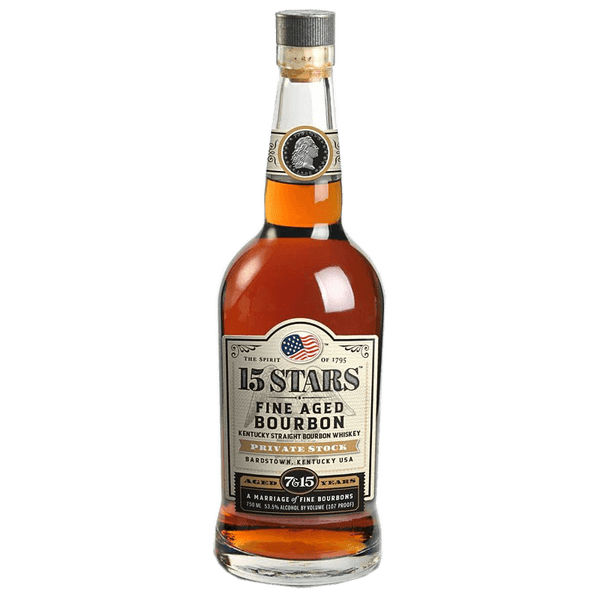 15 Stars 7 & 15 Year Private Stock  Kentucky Straight Bourbon Whiskey 750mL