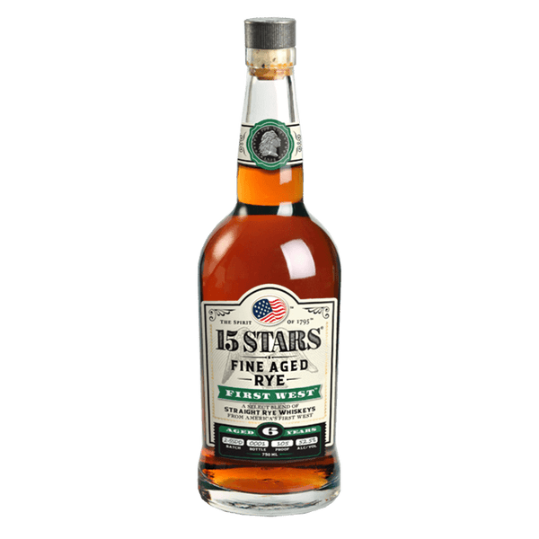 15 Stars First West Kentucky Straight Rye Whiskey BATCH #2 750mL