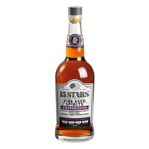 15 Stars Triple Cask Kentucky Straight Bourbon Whiskey 750mL