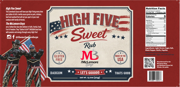 McLemore Boys High Five Sweet Rub