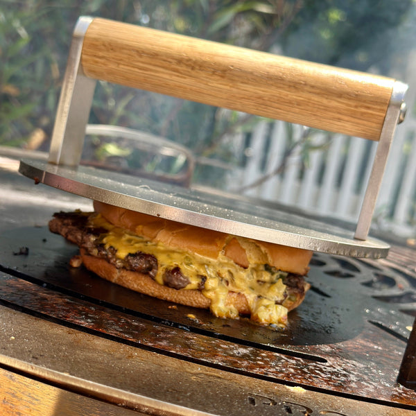 MEAT GRILL STAINLESS STEEL PRESS