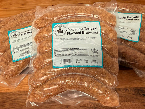 Pineapple Teriyaki Bratwurst