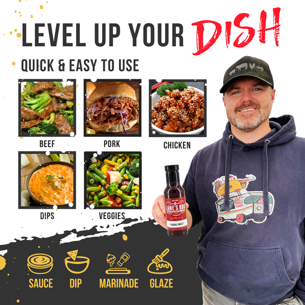 Lane's BBQ Kinda Sweet Sauce | Meats and Veggies | The McLemore Boys