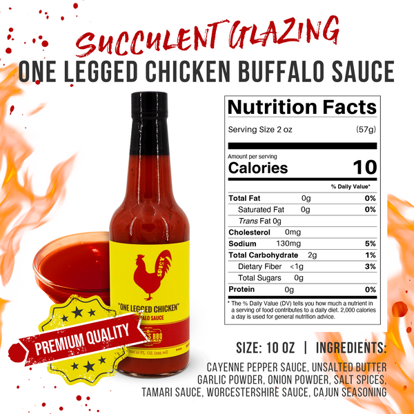 One Legged Chicken Buffalo Sauce Nutritional Facts | Lane's BBQ | The McLemore Boys