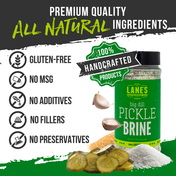 All Natural Lane's BBQ Pickle Brine | The McLemore Boys