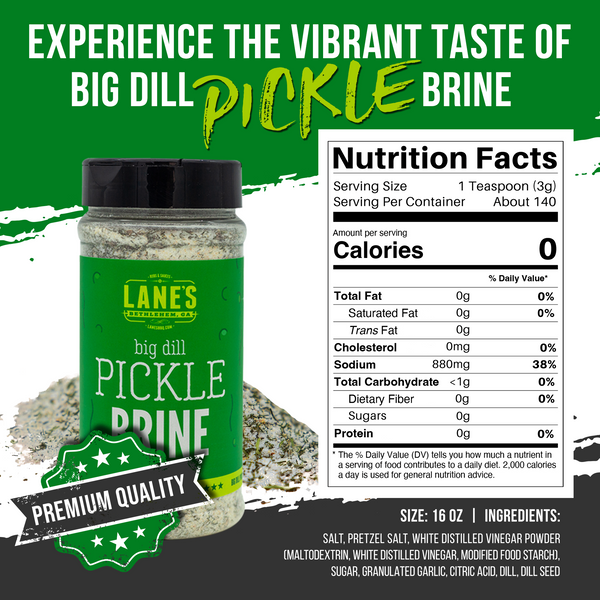 Pickle Brine Nutritional Facts | Lane's BBQ | The McLemore Boys