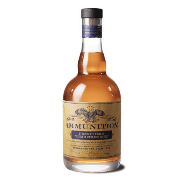 Ammunition Rye Whiskey finished in Pinot Noir Barrels 750mL