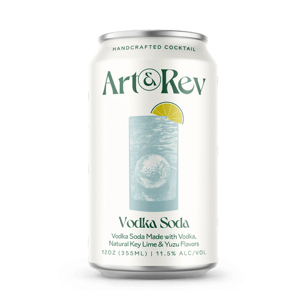 Art & Rev Vodka Soda Cocktail 4 Pack 12.oz