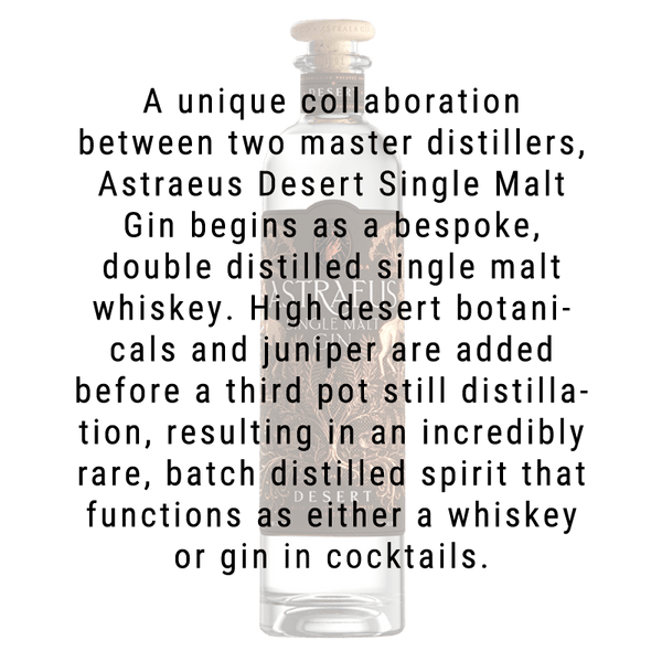 Astraeus Desert Single Malt Gin 750ml