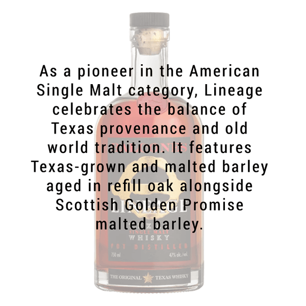 Balcones Lineage Single Malt Whisky 750mL