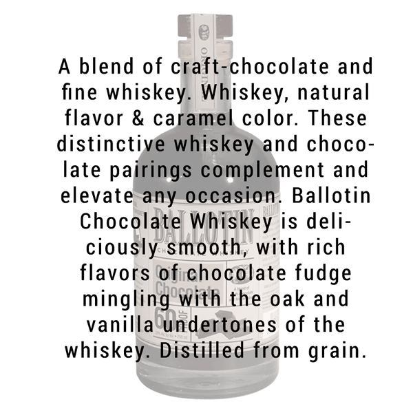 Ballotin Original Chocolate Whiskey 750ml