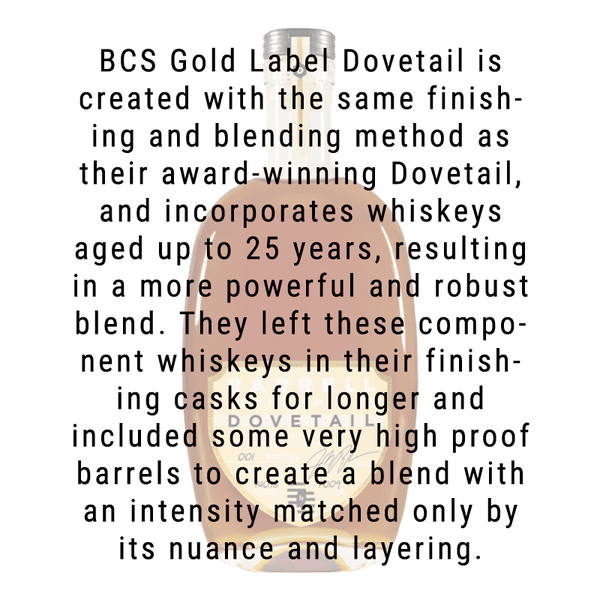 Barrell Craft Spirits Gold Label Dovetail Whiskey 750mL