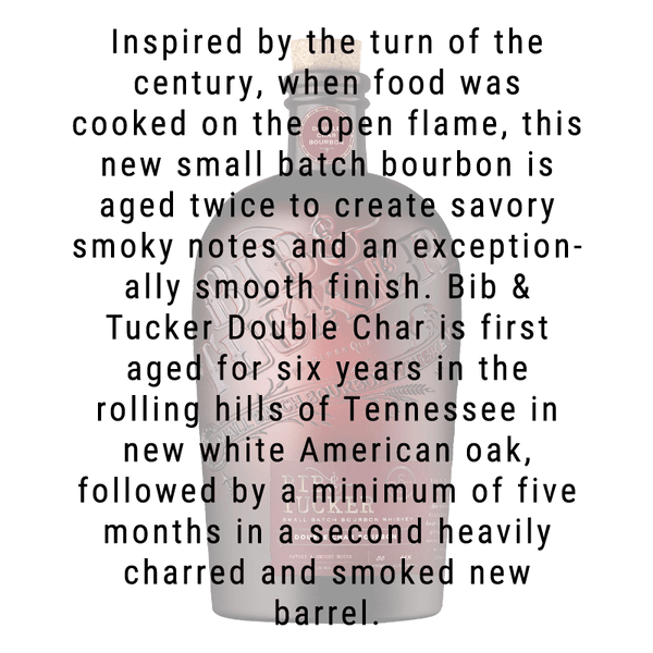 Bib & Tucker Double Char Small Batch Bourbon Whiskey 750mL