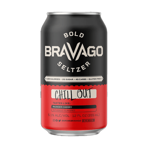 Bravago Chill Out (Rainier Cherry) Hard Seltzer 4-Pack