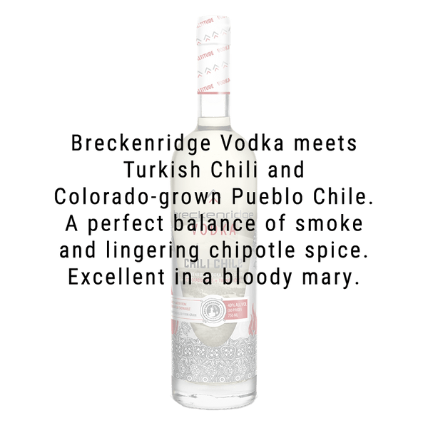 Breckenridge Chili Chile Flavored Vodka 750mL