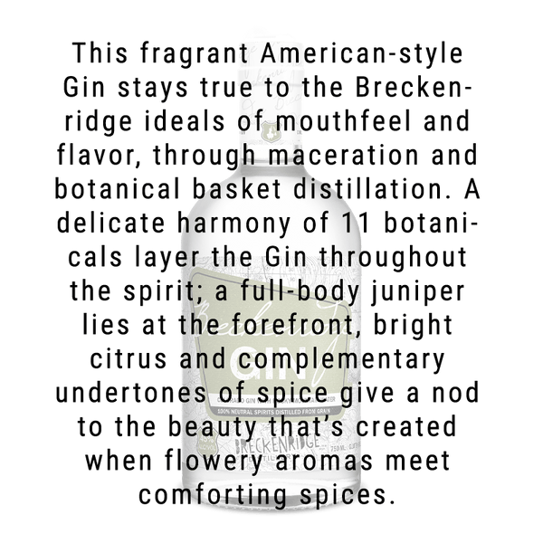 Breckenridge Gin 750mL