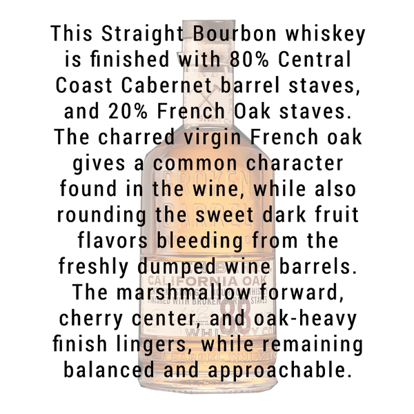 Broken Barrel California Oak Whiskey 750ml