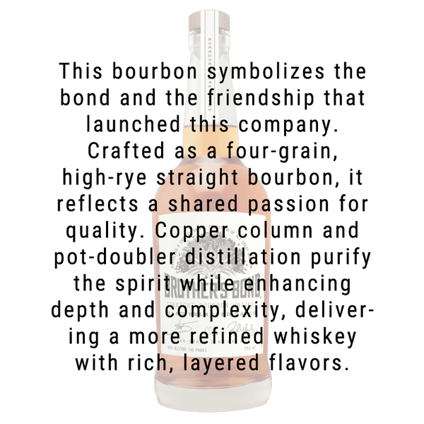 Brother's Bond Straight Bourbon Whiskey 750mL