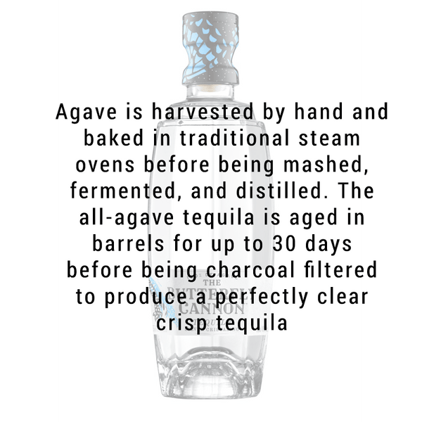 Butterfly Cannon Tequila Silver Cristalino 750mL