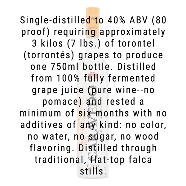 Caravedo Torontel Pisco 750mL