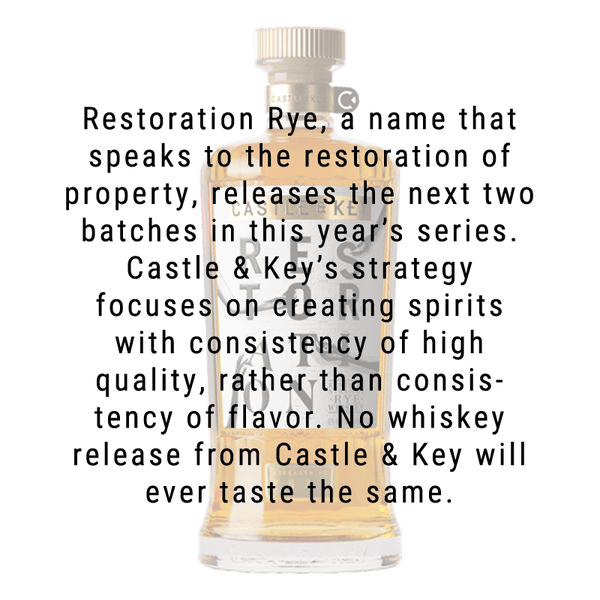 Castle & Key Restoration Rye 750ml