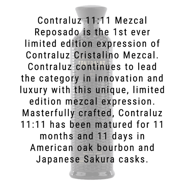 Contraluz 11:11 Mezcal Reposado 750mL