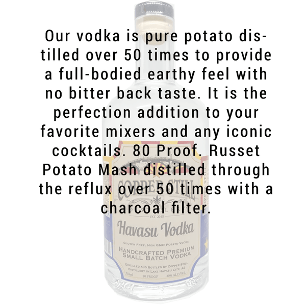 Copper Still Distillery Havasu Vodka 750mL