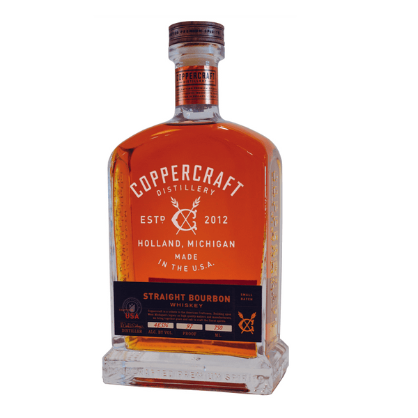 Coppercraft Distillery Straight Bourbon Whiskey 750mL