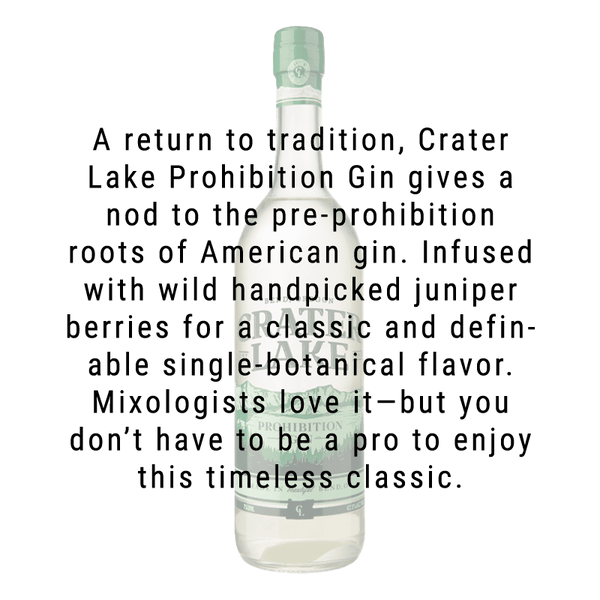Crater Lake Prohibition Gin 750mL