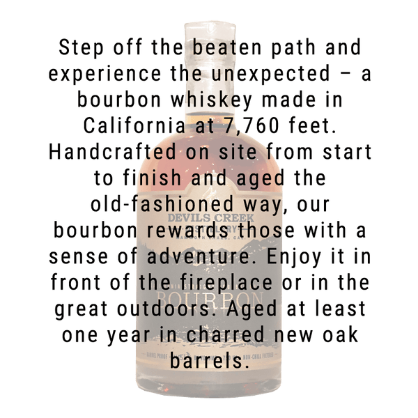 Devils Creek Distillery California Straight Bourbon Whiskey 750mL